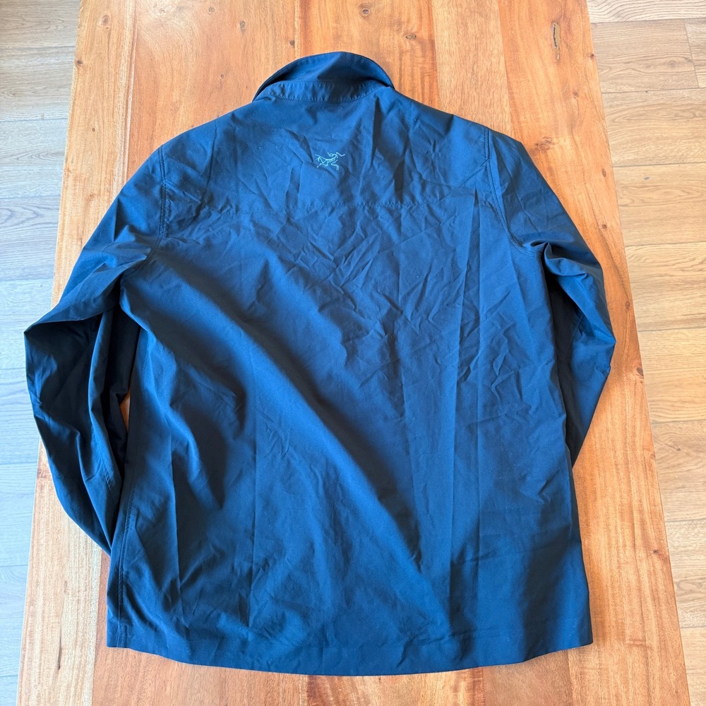 Arc'teryx Men's Black Long Sleeve Snap Shirt Size L - Picture 6 of 7